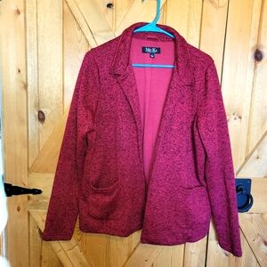 mo-ka open front jacket /blazer womens size Large